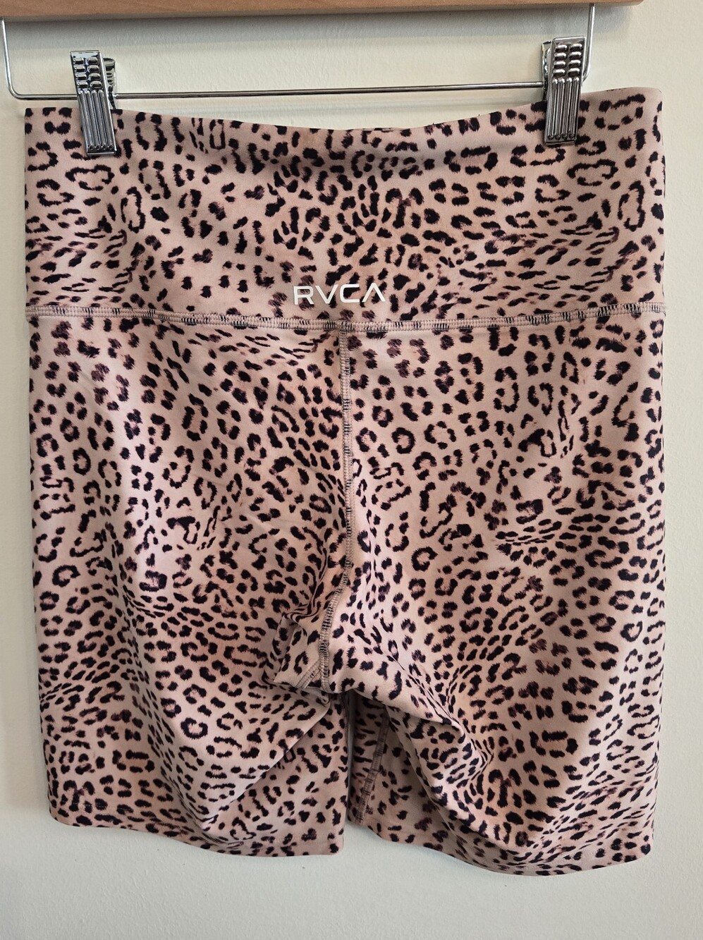 RVCA Leopard Print Bike Shorts - Picture 2 of 3
